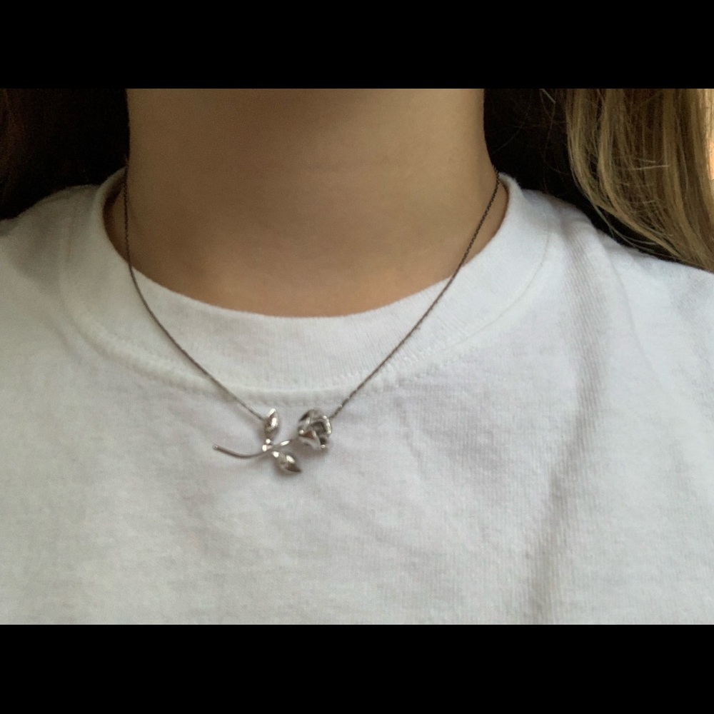 rose necklace